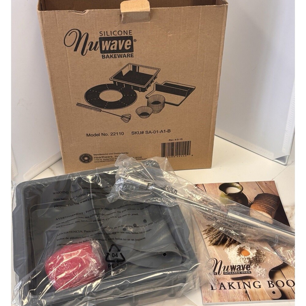 NuWave Silicone Baking Kit Model 22110 NEW 6 Pc Set